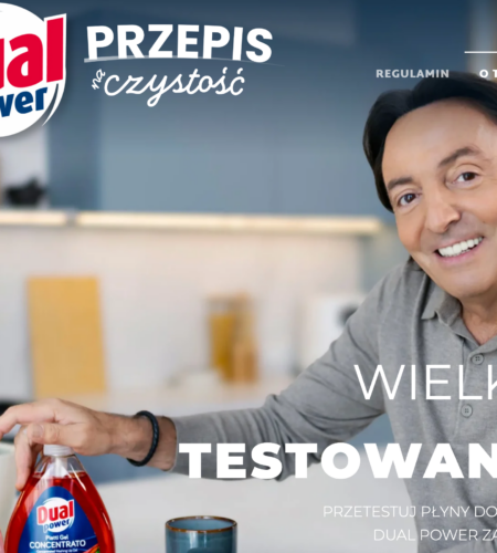 Darmowe testowanie Dual Power – 2 płyny do naczyń za darmo