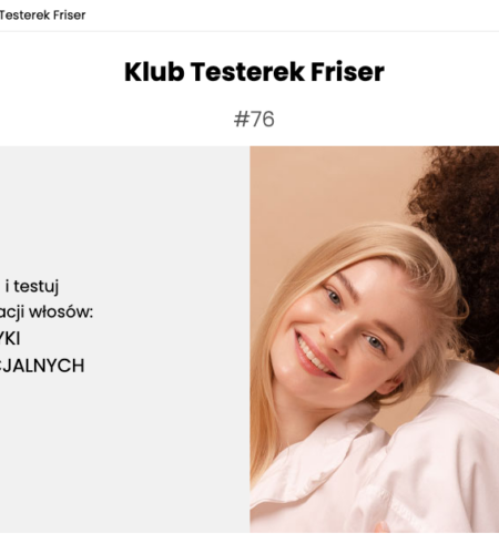 Darmowe próbki kosmetyków Friser Klub Testerek