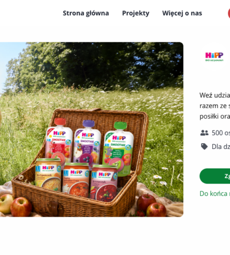 Darmowe testowanie HiPP BIO: słoiczki i tubki dla dzieci