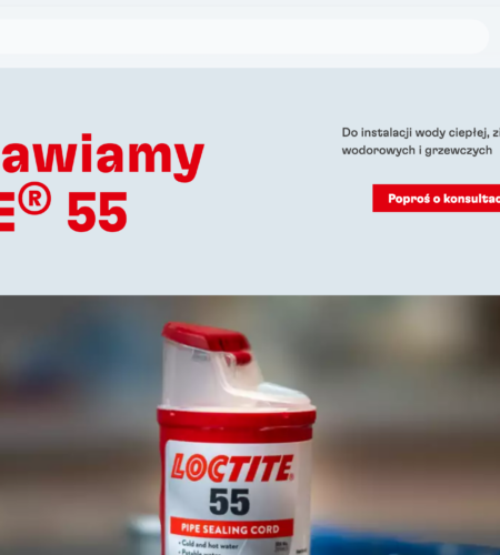 Darmowa próbka LOCTITE 55 dla instalatorów