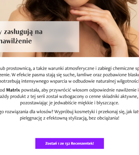 Darmowe testowanie Matrix Food For Soft na Wizaż