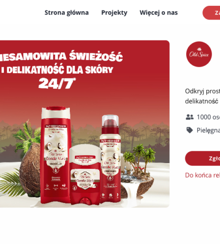 Darmowe testowanie Old Spice Gentle Man’s na trnd
