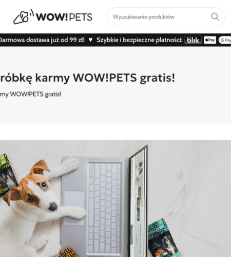 Darmowe próbki karmy WOW!PETS gratis